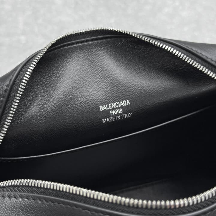 Balenciaga Rodeo Camera Bag in Black Leather