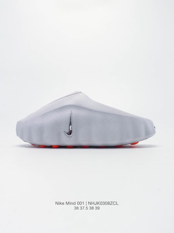 Nike Mind 001 Recovery Mules – 2025 in Light Grey