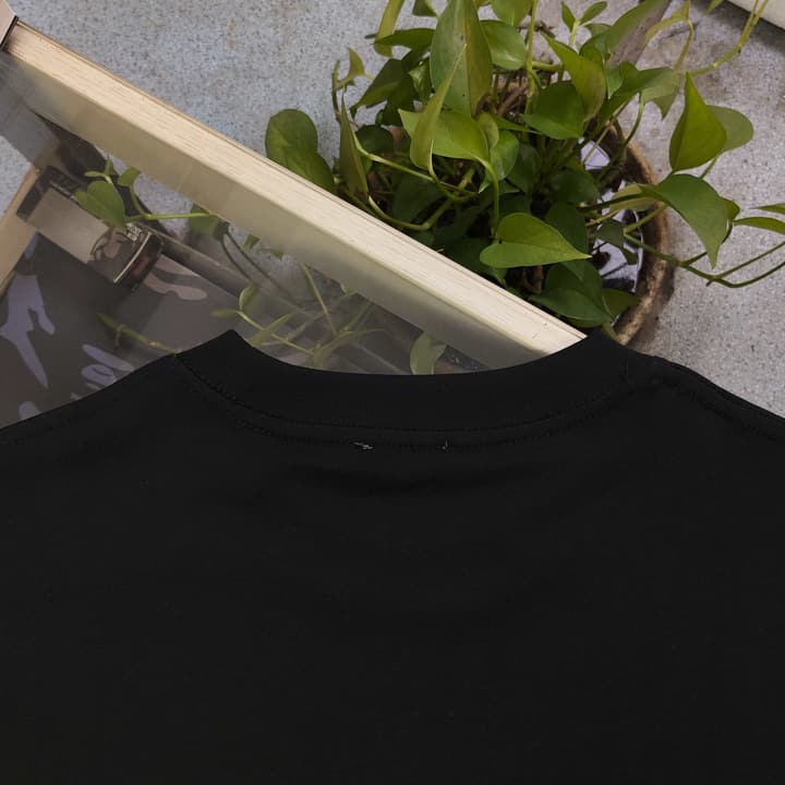 Dior Embroidered Letter Patch T-Shirt – 2025 Collection in Black