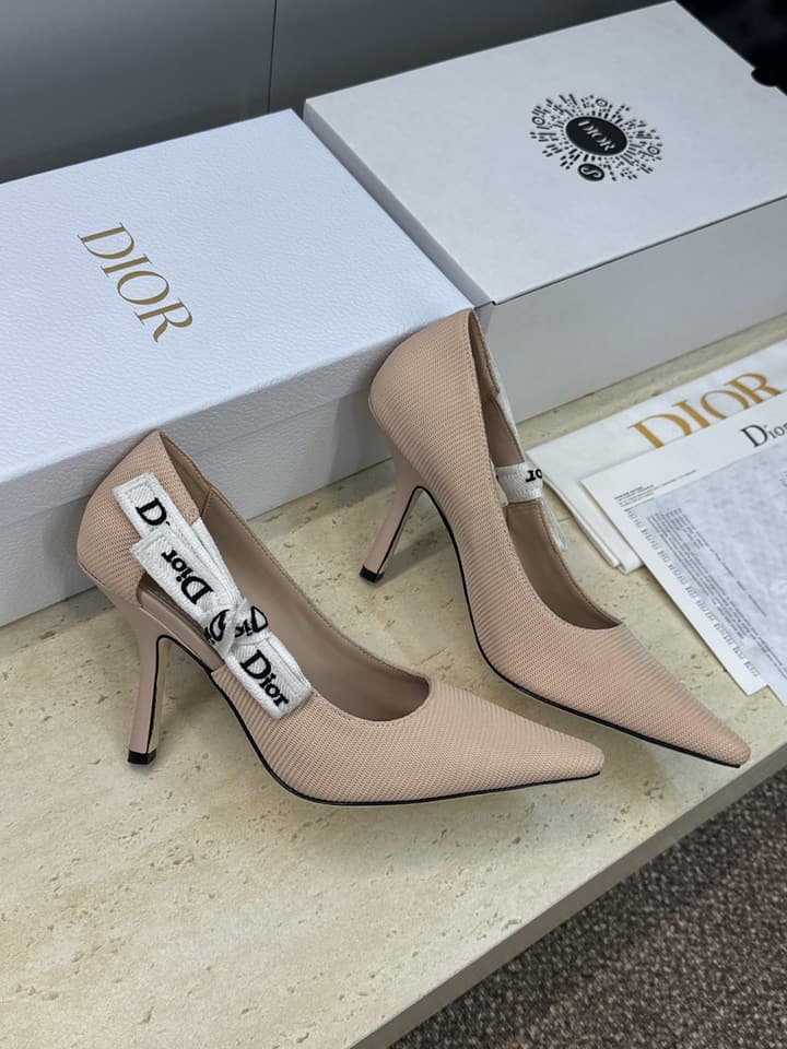 Dior J'Adior Webbing Bow Pumps – 2026 Early Spring Collection