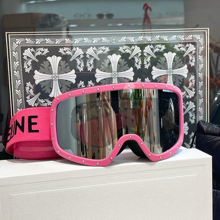 Celine Ski Goggles in All Black Frame