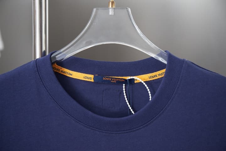 Louis Vuitton Landscape Embroidery T-Shirt – 26SS in Navy Blue