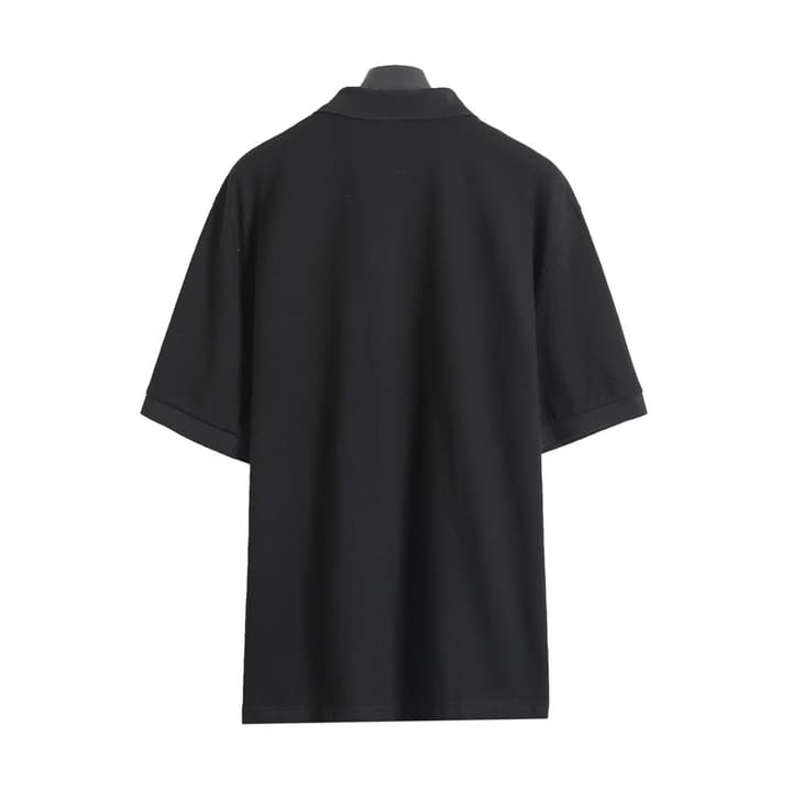 Balenciaga Double B Embroidered Polo Shirt – 26SS in Black