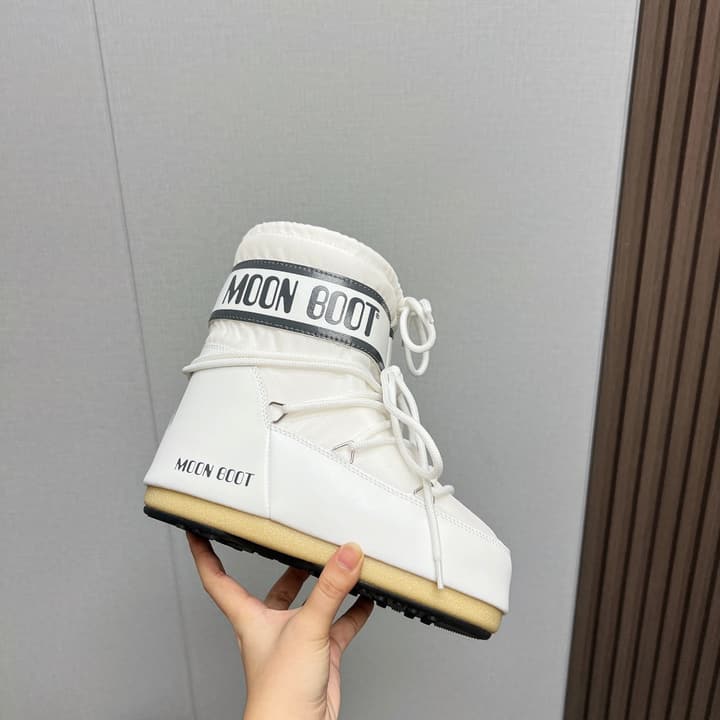 Moon Boot 2024 Autumn/Winter Platform Snow Ankle Boots – 2024FW in All Black