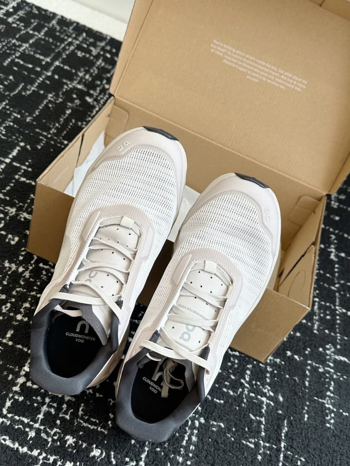 On Cloudmonster Void Running Shoes in Void Blue