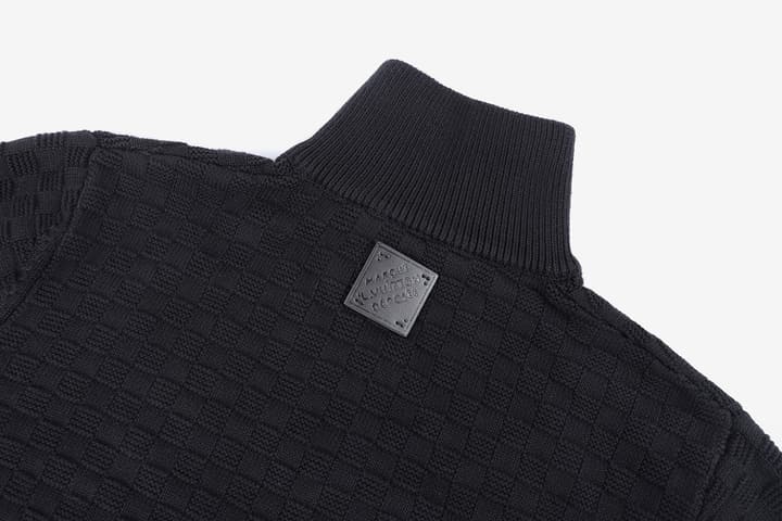 Louis Vuitton Plush Blend Half-Zip Pullover – 25SS in Deep Black Half-zip Pullover