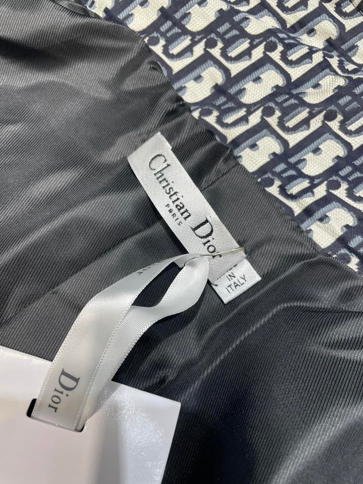 Dior Monogram Jacquard Hooded Jacket – 25FW in Dior Oblique Pattern