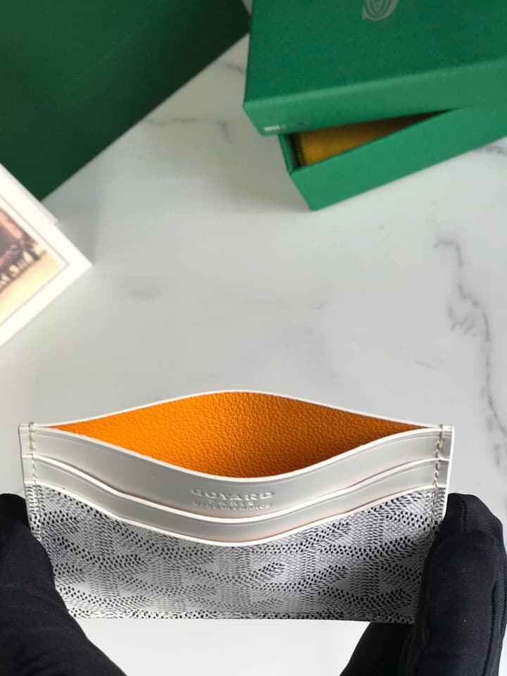 Goyard Card Holder in Black Pattern