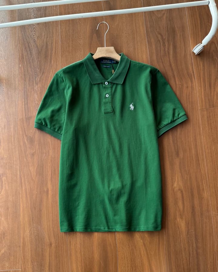 Ralph Lauren Classic Pique Cotton Polo Shirt – 2025 Collection in Black