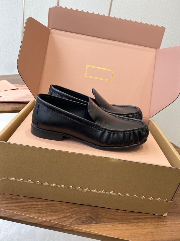Miu Miu Loafers – 25SS Autumn/Winter Collection in Black Suede