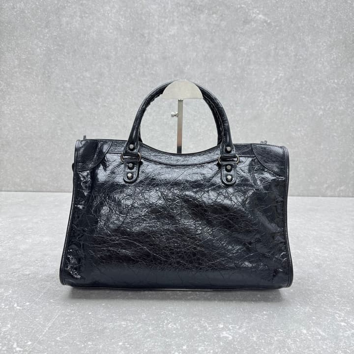 Balenciaga Le City Medium Shoulder Bag – Autumn/Winter Collection in Burgundy