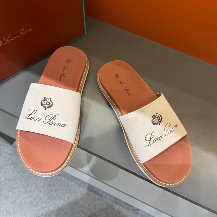 Loro Piana Summer Walk Crisscross Mules