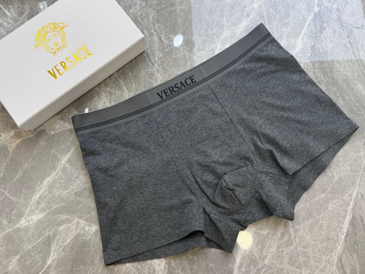 Versace 3D Men's Cotton Underwear Box Set – 3-Pack