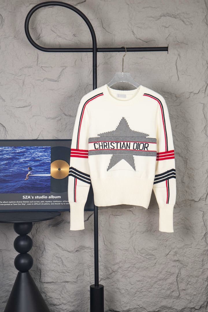 Dior Peter Doig Ski Series Sailor Knit Sweater – 23FW in Grey