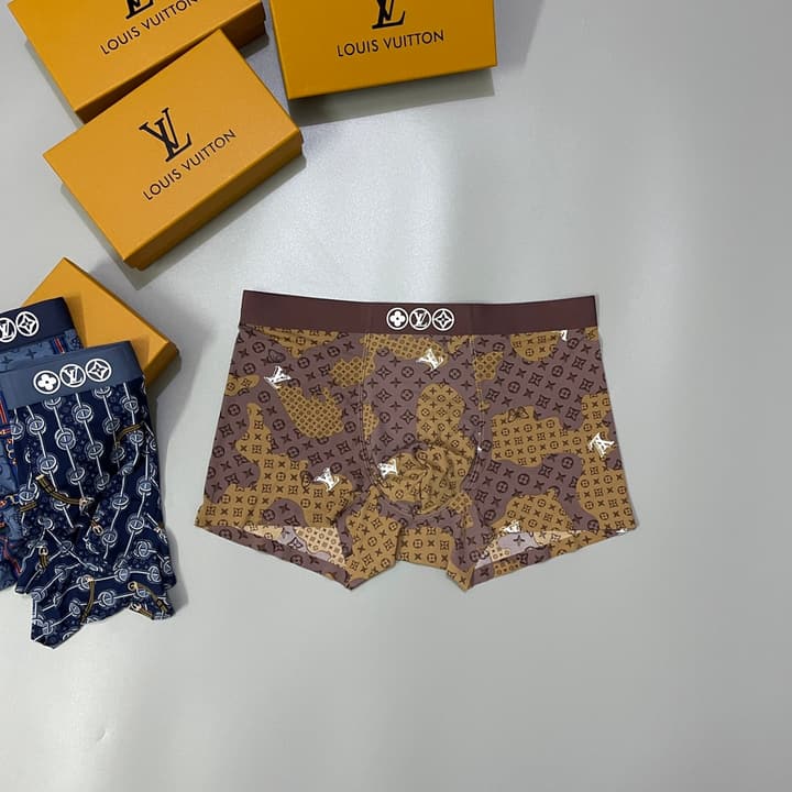 Louis Vuitton Ice Silk Seamless Boxer Briefs 3-Pack