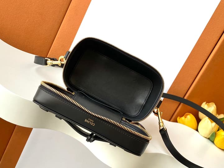 Celine Vanity Box Bag in Black