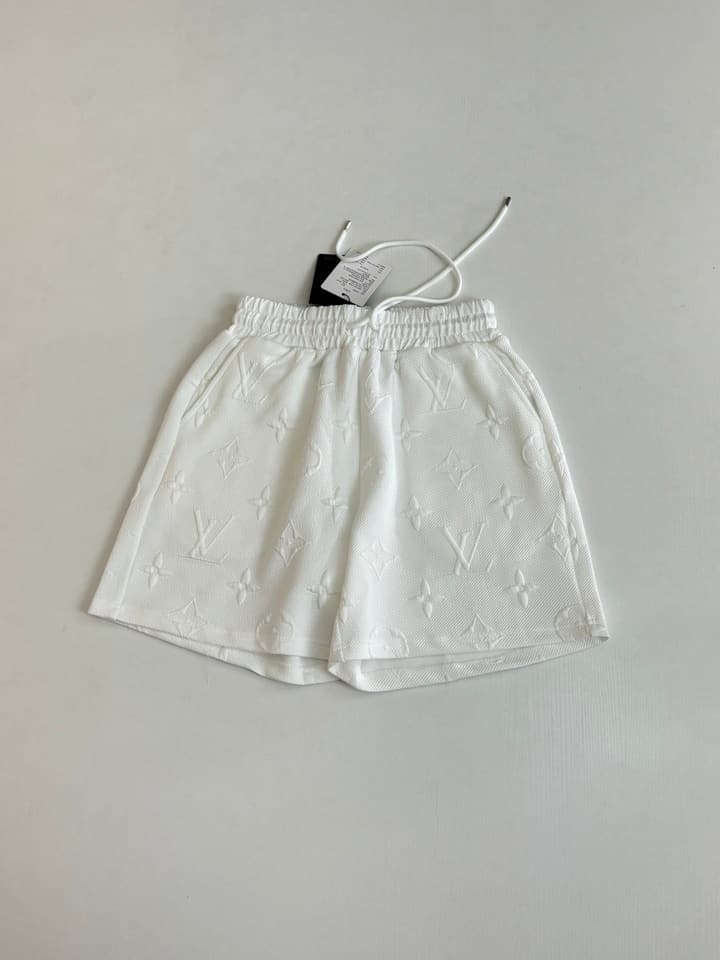 Louis Vuitton Monogram Embossed Jacquard Shorts in Black