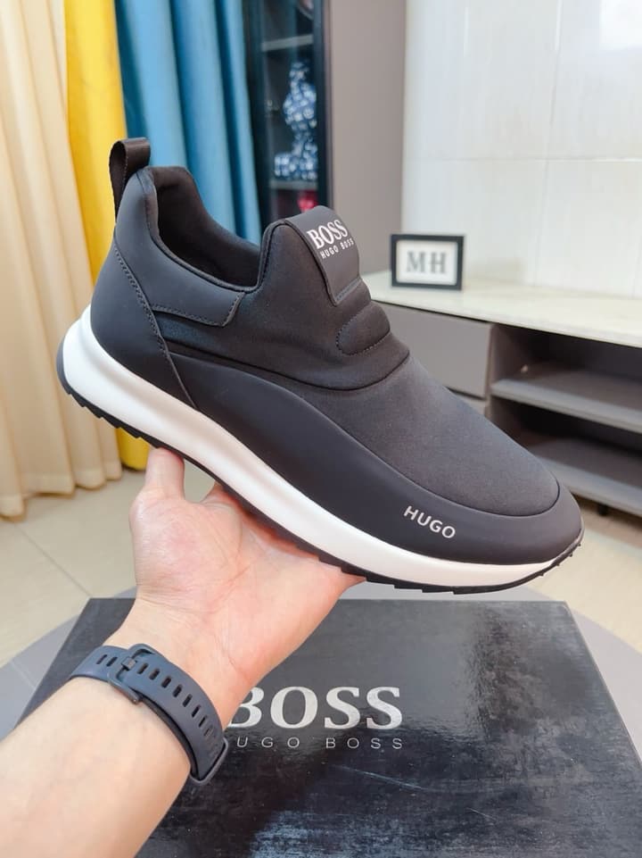 Boss Classic Suede and Waterproof Casual Sneakers