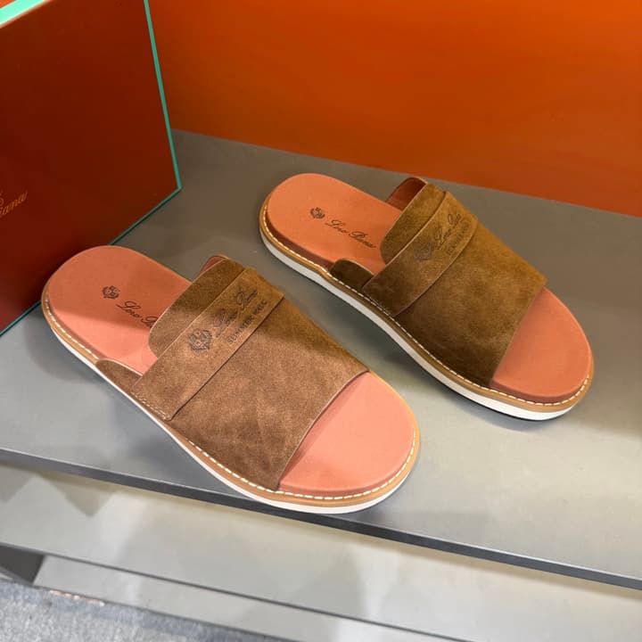 Loro Piana Summer Walk Crisscross Mules