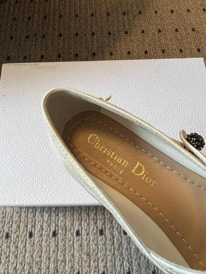 Dior Flat Mary Jane Shoes – 25SS in Black Patent Leather