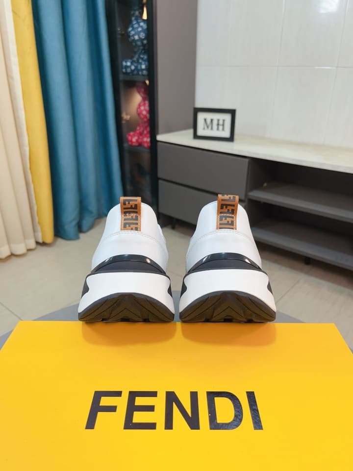 Fendi Classic Calfskin Sneakers