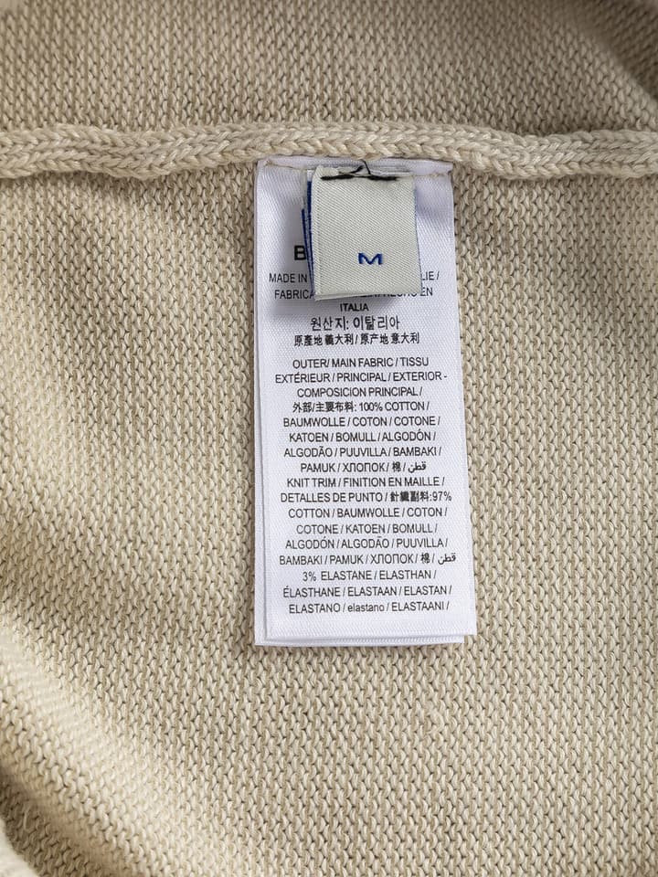 Burberry Equestrian Knight Jacquard Sweater – 25SS in Grey With White Logo