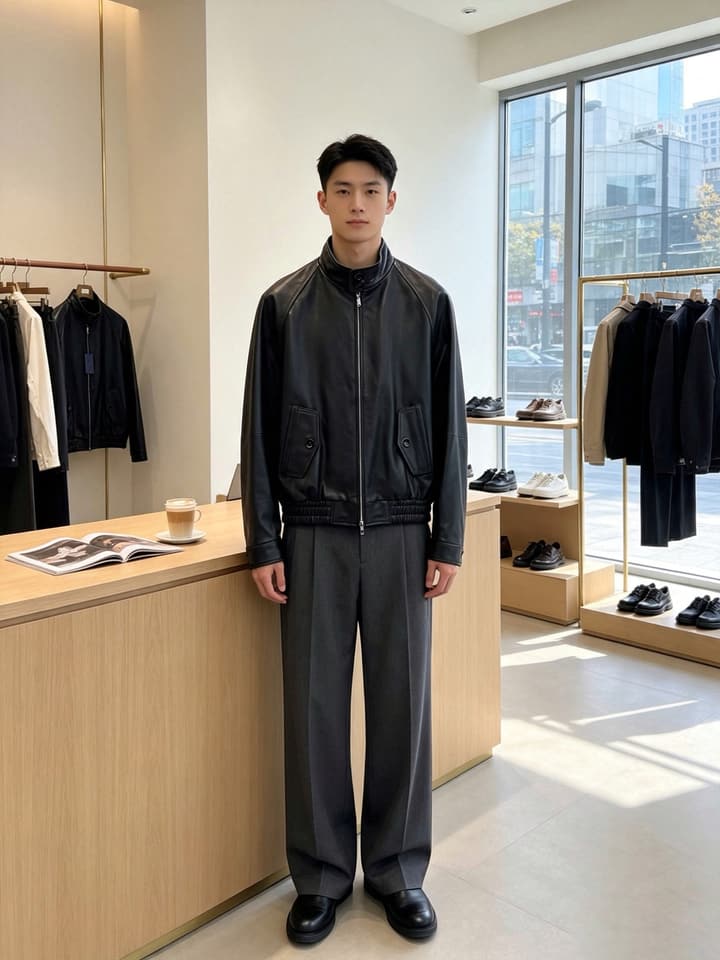 Prada Imported Leather Jacket