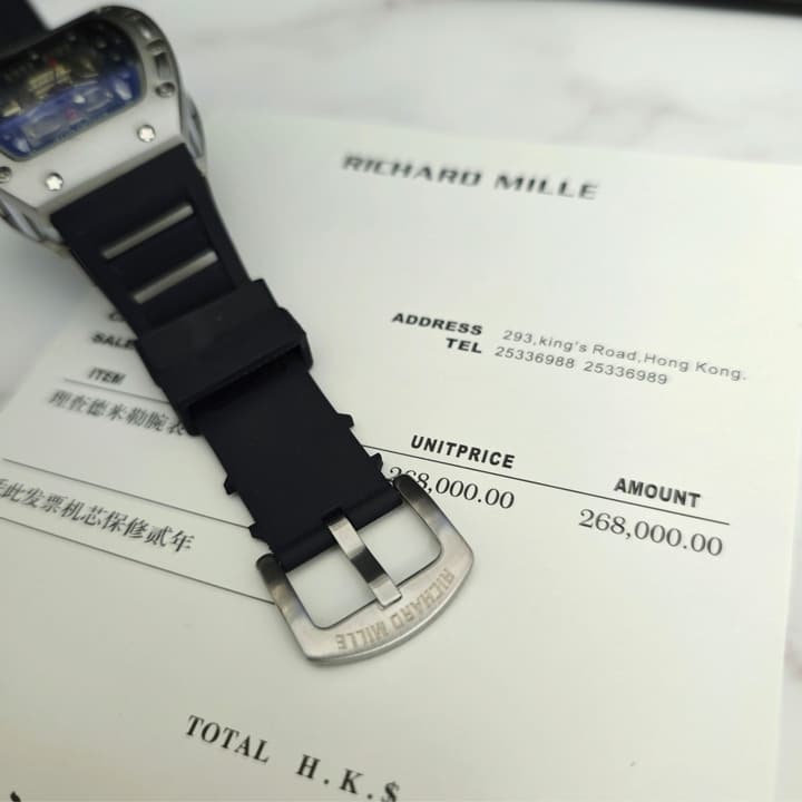 Richard Mille RM052 Series Skeleton Skull Automatic Quartz Watch in Gunmetal Tone