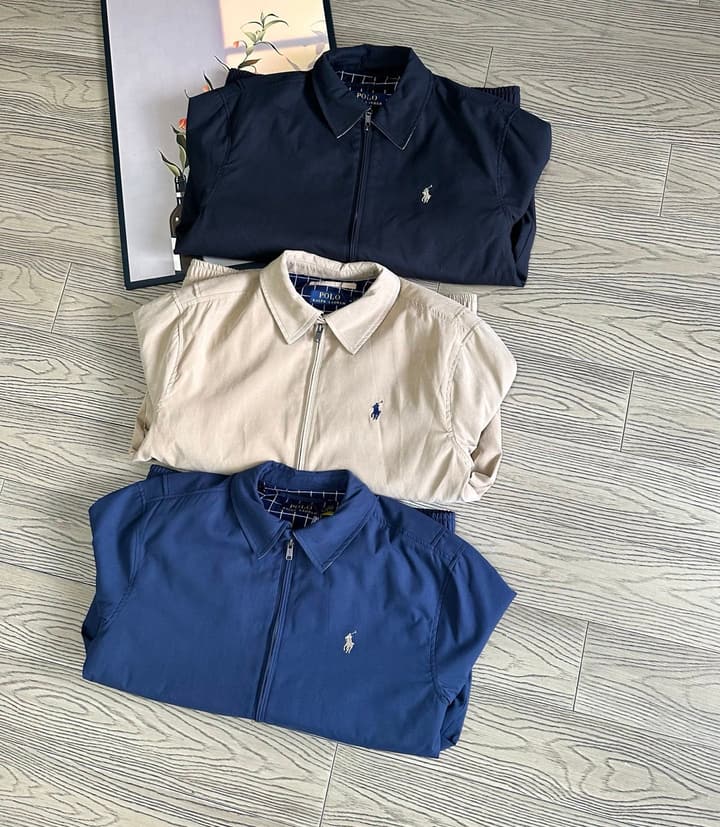 Ralph Lauren Classic Retro Harrington Jacket in Black