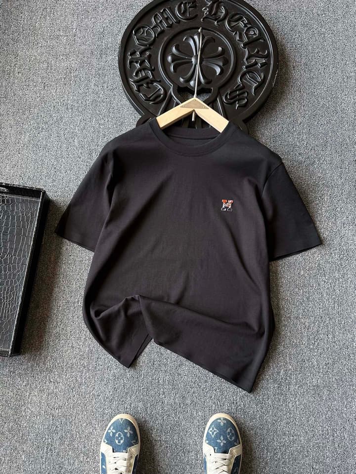 Hermès Liquid Ammonia Ice Silk T-Shirt – 2025 Collection in Black