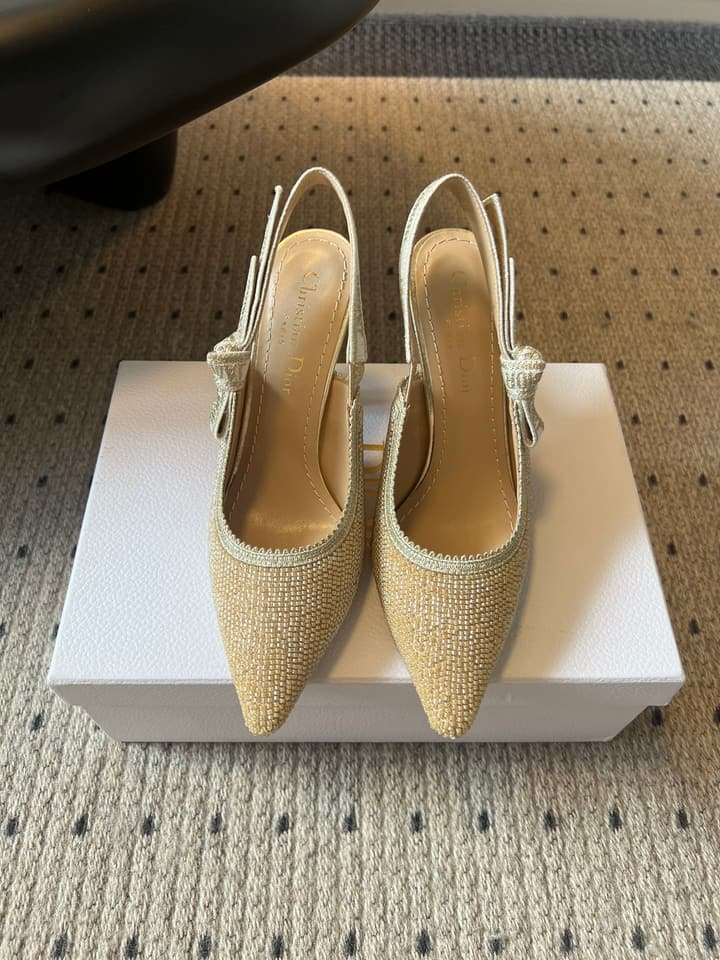 Dior J'Adior Slingback High Heels – Dior Or Limited Collection