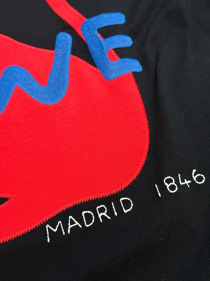 Loewe Anniversary Monster Crewneck T-Shirt in Black