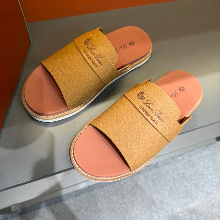 Loro Piana Summer Walk Crisscross Mules