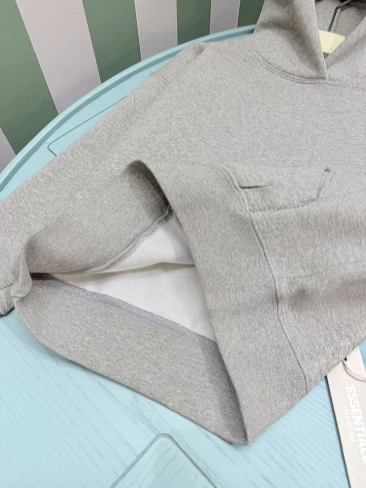 Fear of God ESSENTIALS Fleece Tracksuit Set – Kids Collection – 2025SS in Dark Gray Set