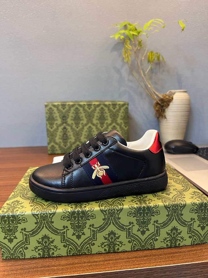 Gucci Kids Sheepskin-Lined Sneakers – Kids Collection