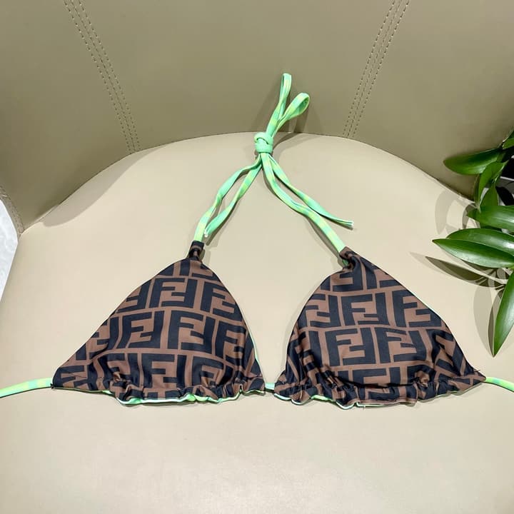 Fendi Reversible One-Piece Swimsuit in Blue Monogram