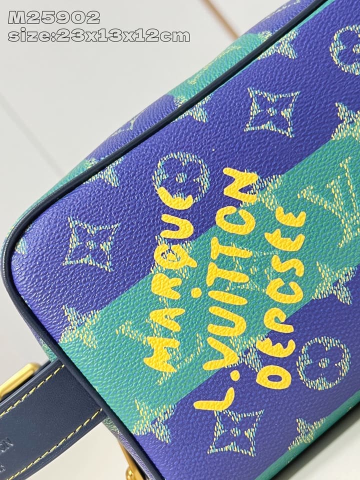 Louis Vuitton Locker Dopp Kit – Monogram Canvas in Blue And Green Monogram