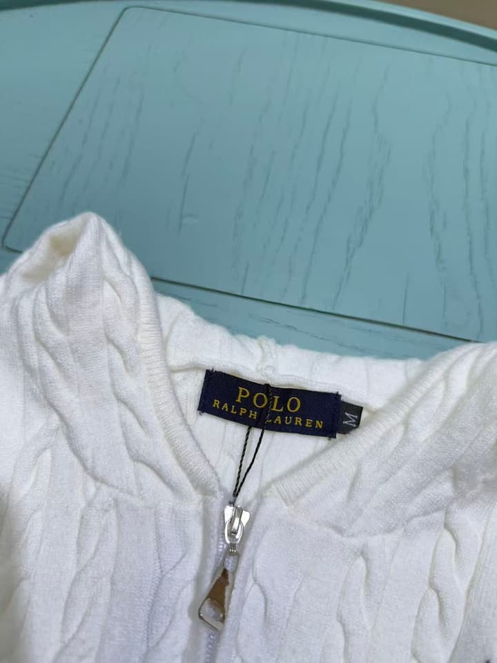 Ralph Lauren Classic Children's Knit Cardigan – Kids Collection – 2025SS in Classic White