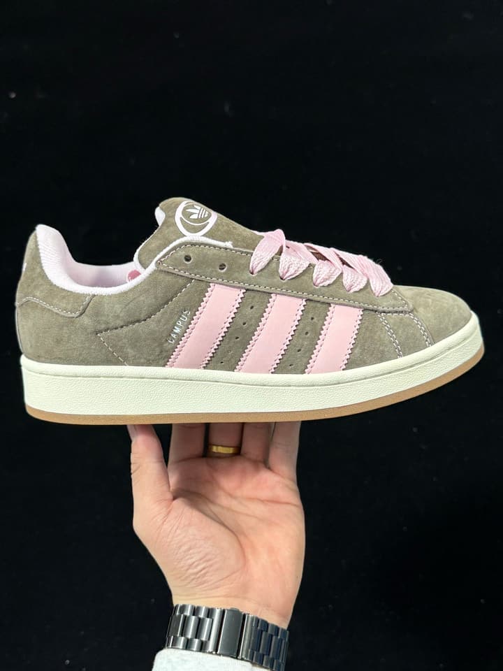 Adidas Originals Campus 00s Low-Top Sneakers in Black & White