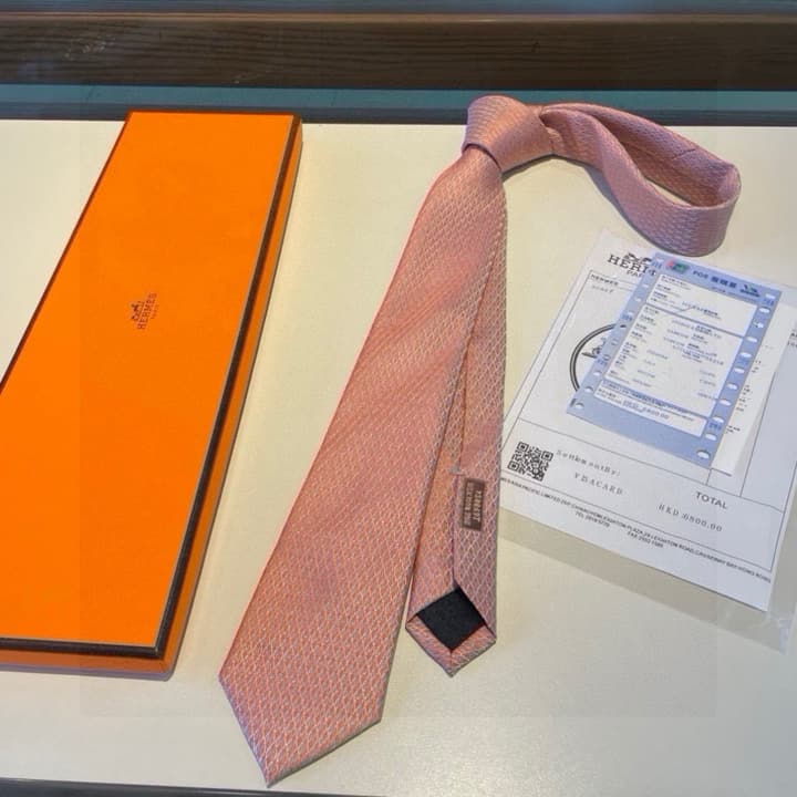 Hermès Men's Silk Tie – New Collection in Blue