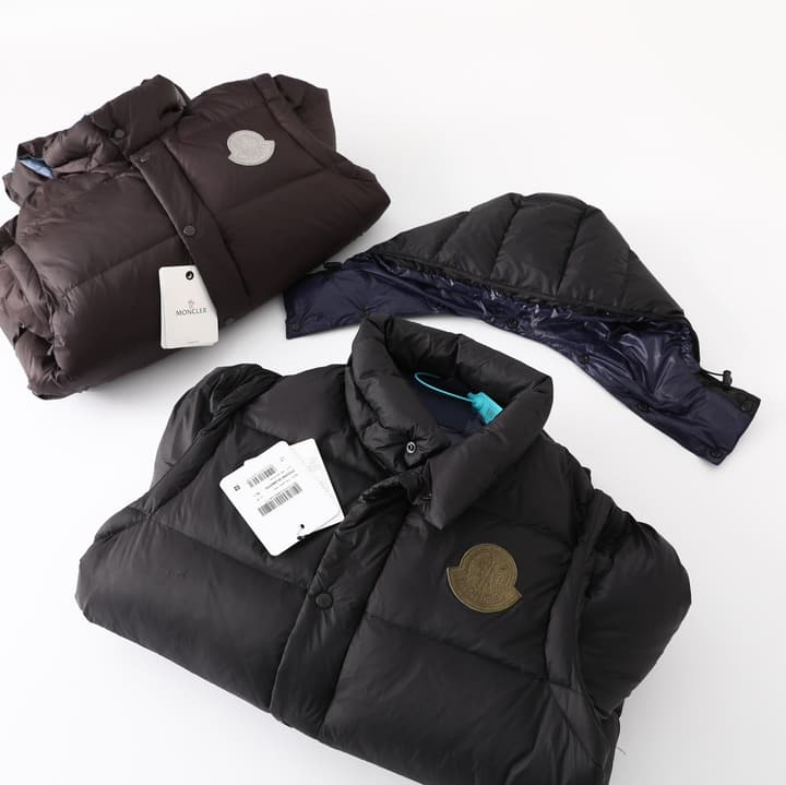 Moncler Cyclone Detachable Down Jacket – 2024FW in Black/Blue