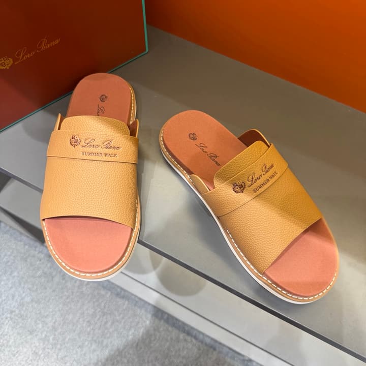 Loro Piana Summer Walk Crisscross Mules
