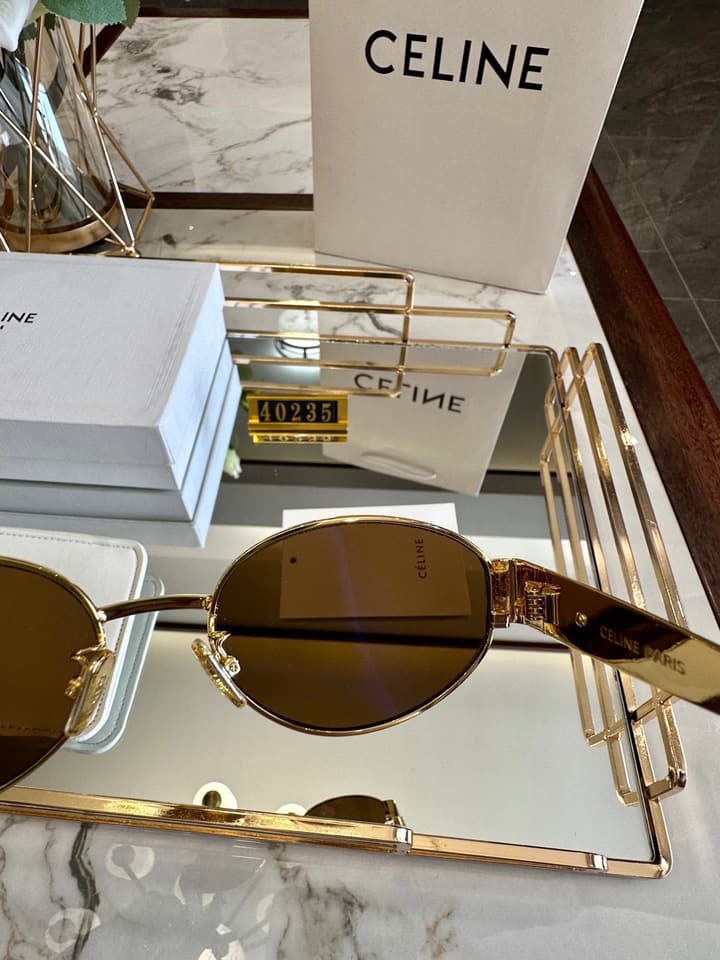 Celine Polarized Acetate Sunglasses