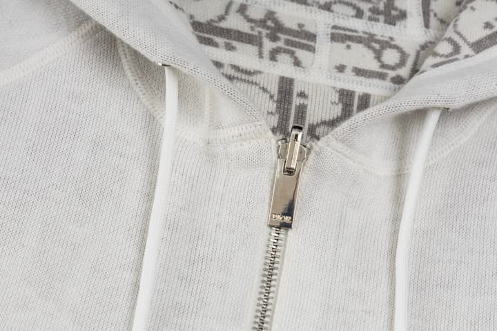 Dior Reversible Jacquard Cashmere Jacket – 24FW in Light Grey