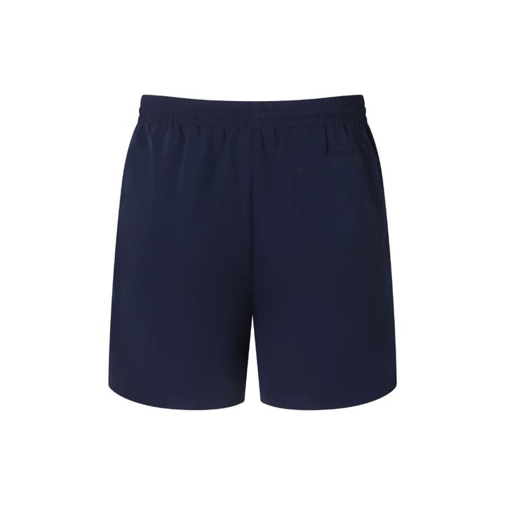 Brunello Cucinelli Embroidered Swim Trunks in Navy Blue