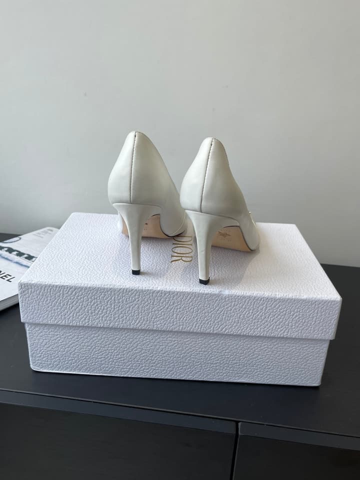Dior My Dior Pointed-Toe Slingback Heels – 25SS in Patent Black