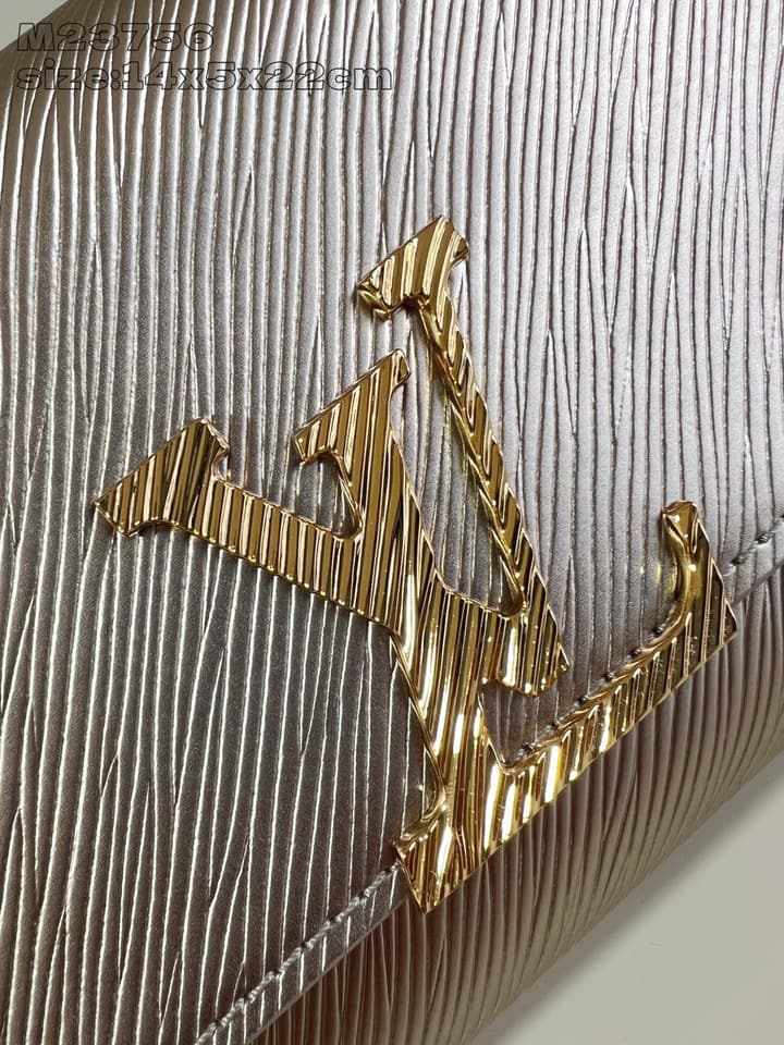 Louis Vuitton Pochette Louise Chain Bag in Beige