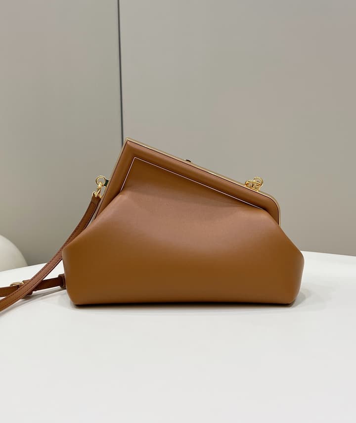 Fendi First Asymmetrical Leather Handbag