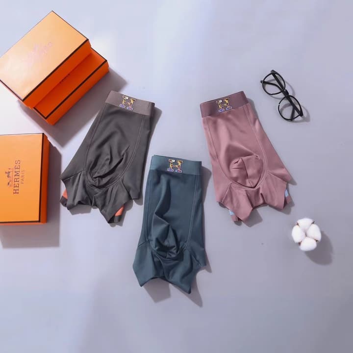Hermès Men's Seamless Modal Underwear Set