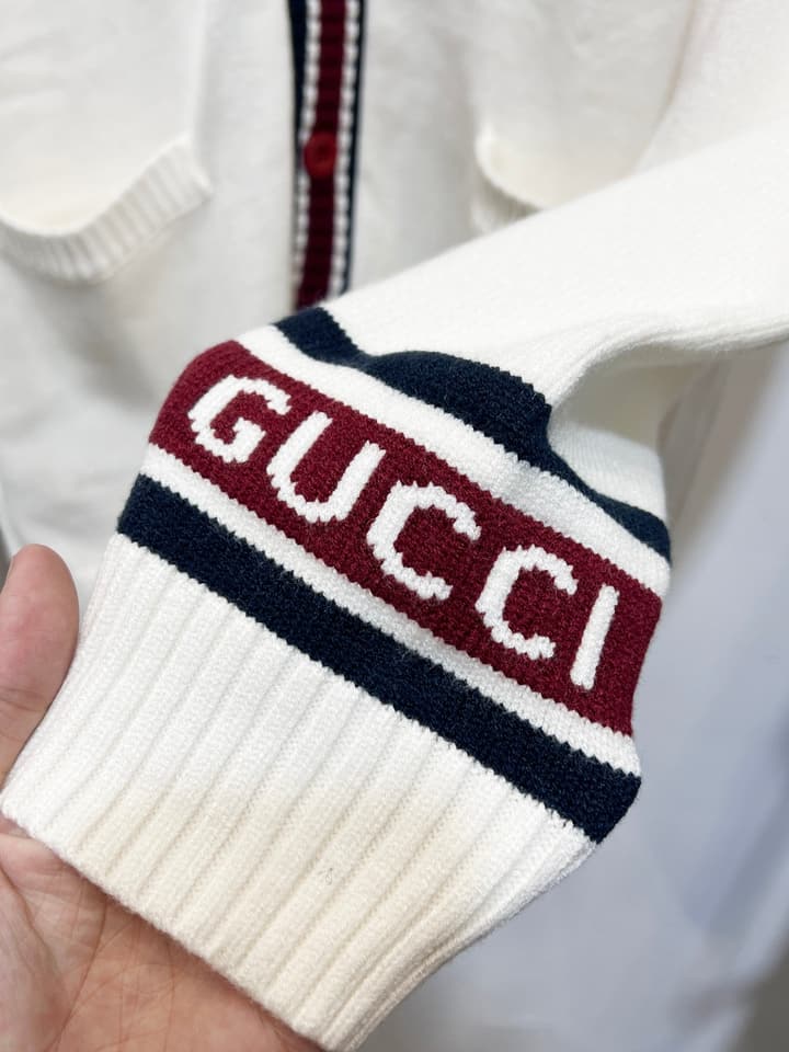 Gucci Rugby Knitted Cardigan – 2025FW
